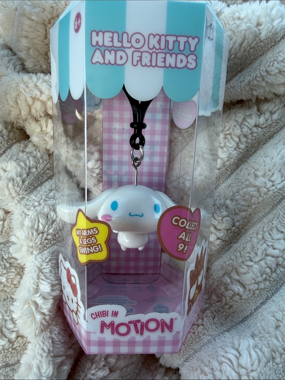 Cinnamoroll Keychain - White